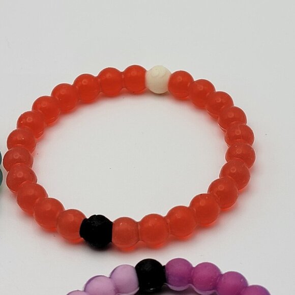 Lokai Beaded Bracelet Set Of 4 Multicolor 6-6.5" Small - Picture 3 of 5
